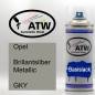 Preview: Opel, Brillantsilber Metallic, GKY: 400ml Sprühdose, von ATW Autoteile West.